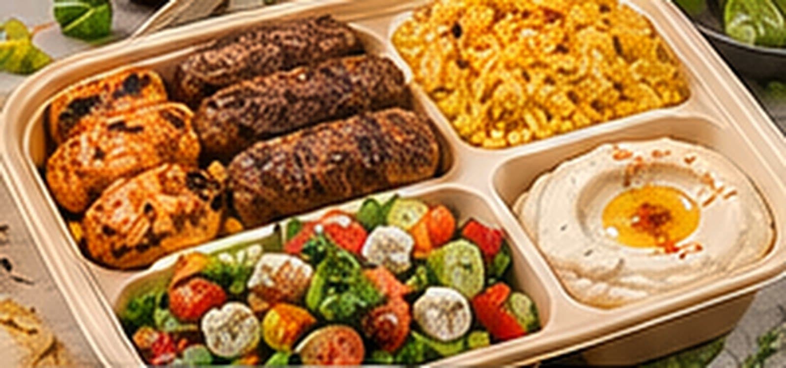Mediterranean Mixed Grill Box — Platter style