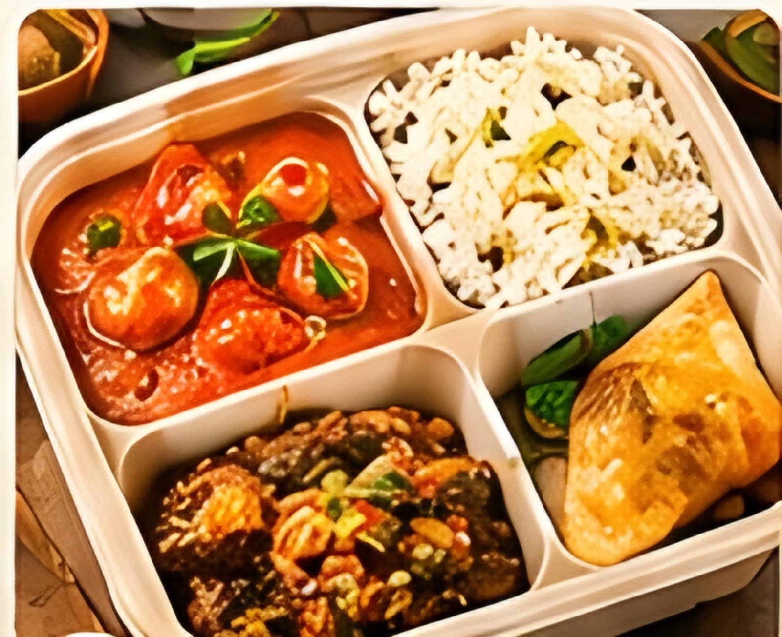 Paneer Tikka Masala Box — Platter style