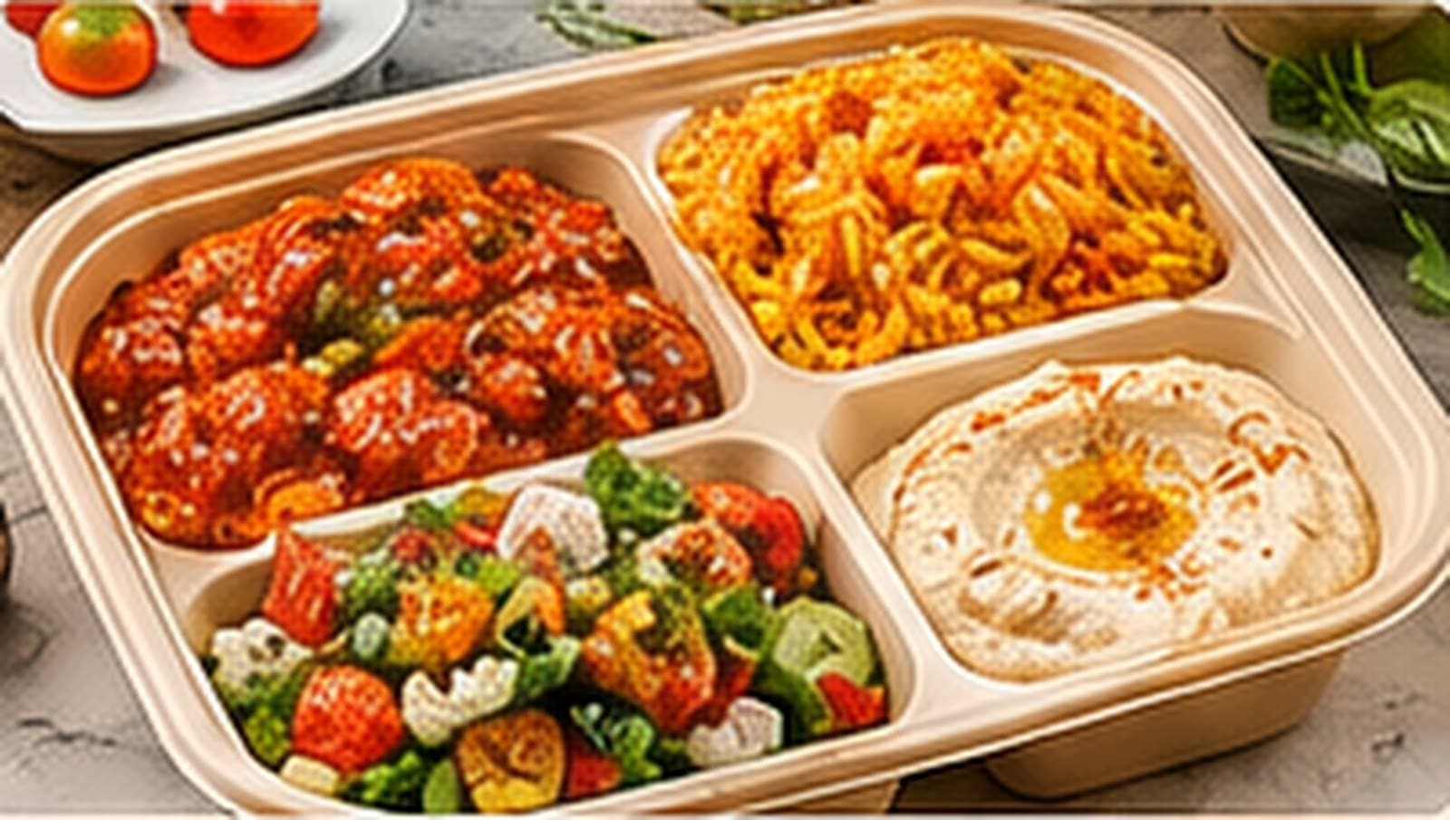 Yemeni Chicken Agda Box — Platter style