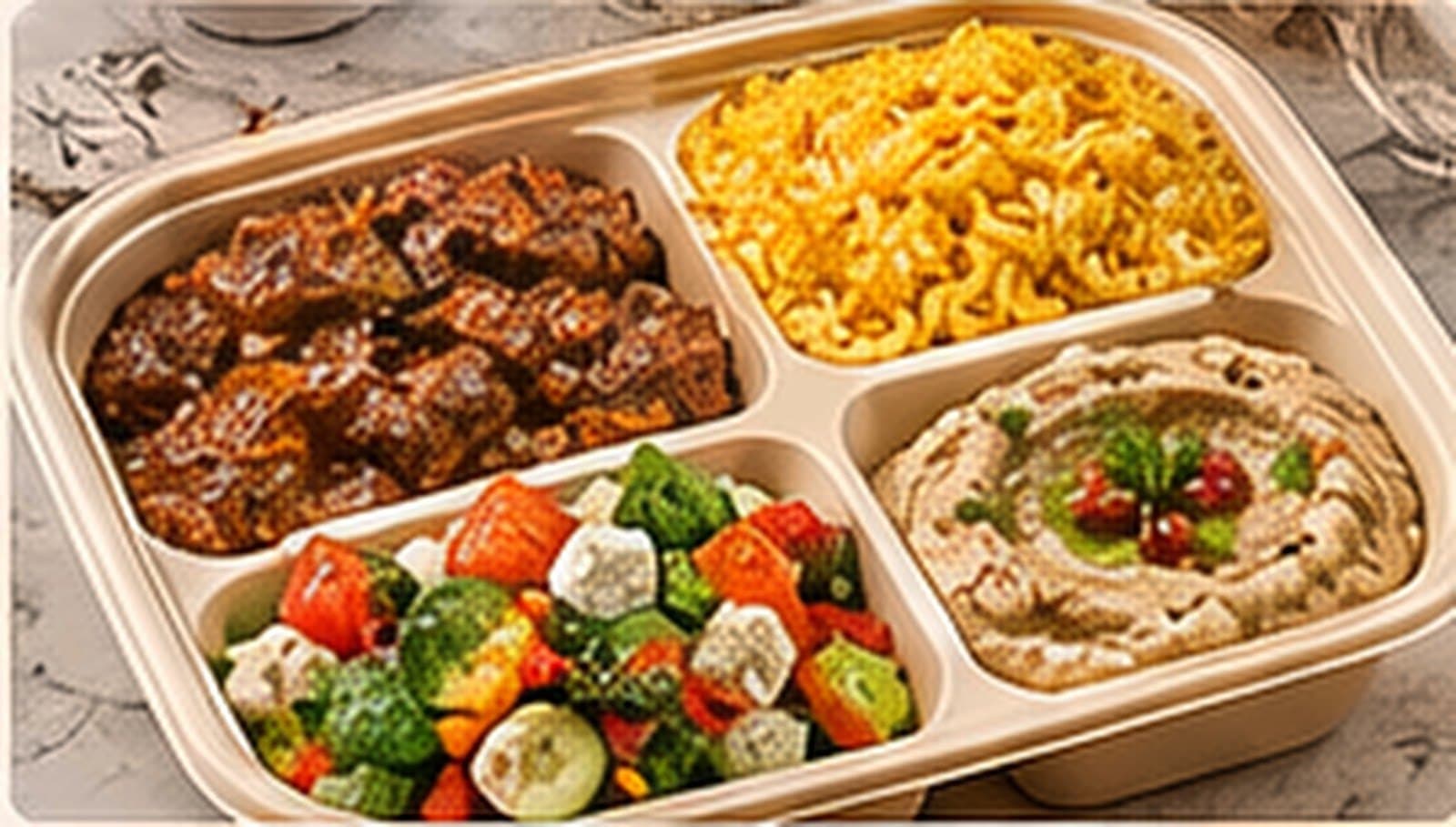 Beef Galaya Box — Platter style