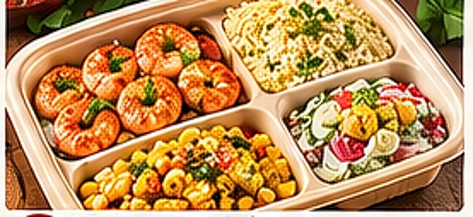Baja Garlic Shrimp Box — Platter style