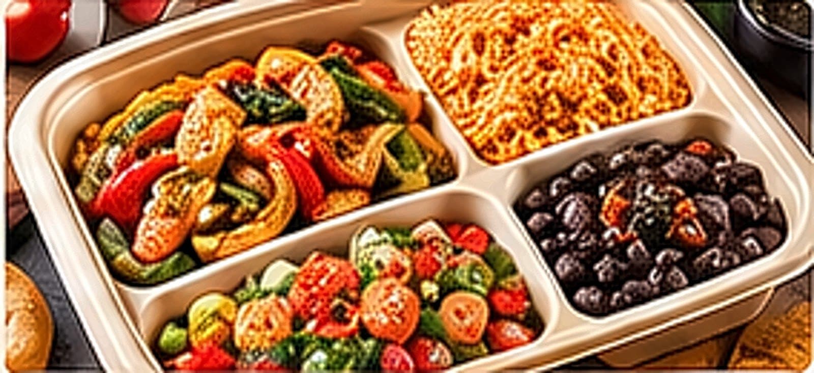 Classic Chicken Fajita Box — Platter style
