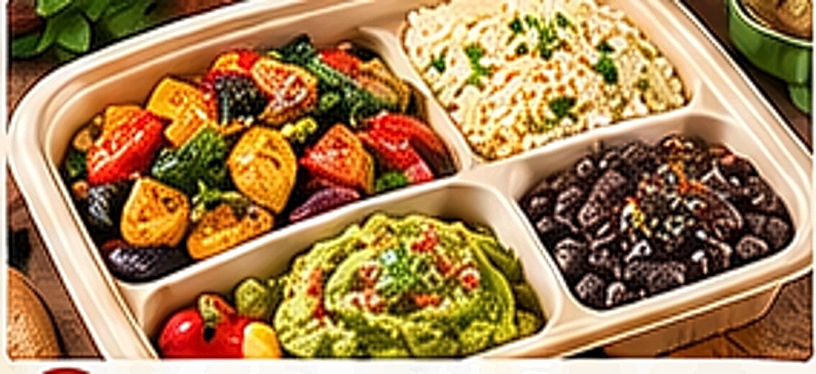 Vegan Fiesta Fajita Box — Platter style
