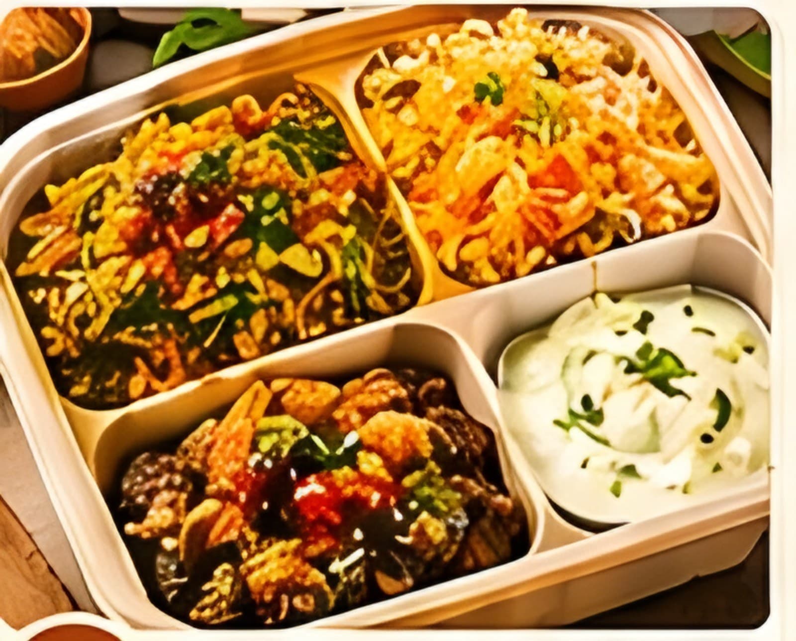 Royal Chicken Biryani Box — Platter style