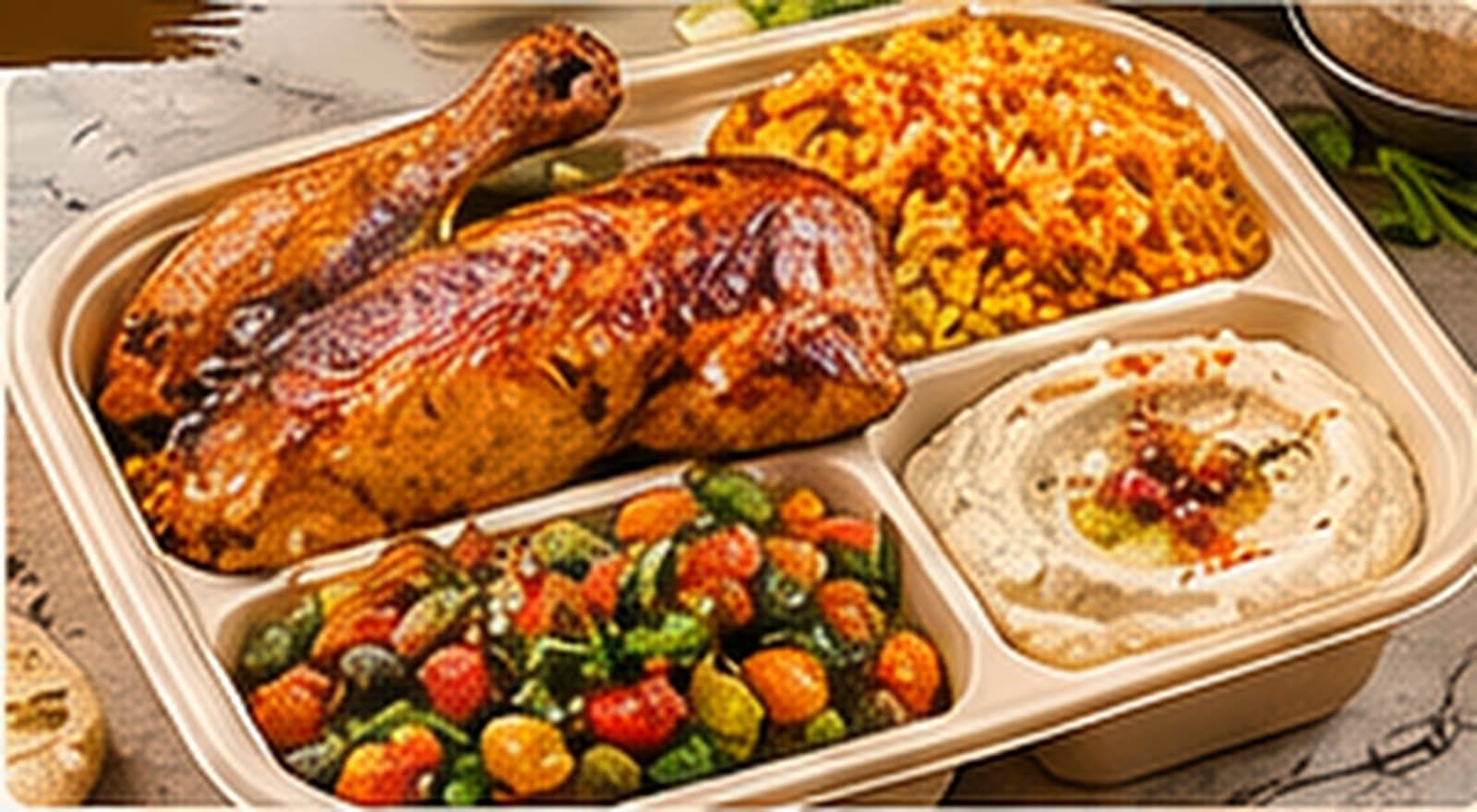 Chicken Haneeth Box — Platter style