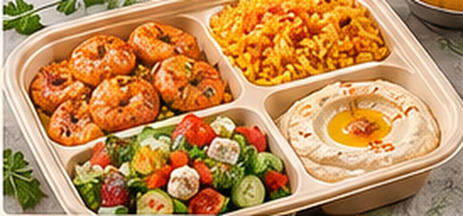 Garlic Shrimp Galaya Box — Platter style
