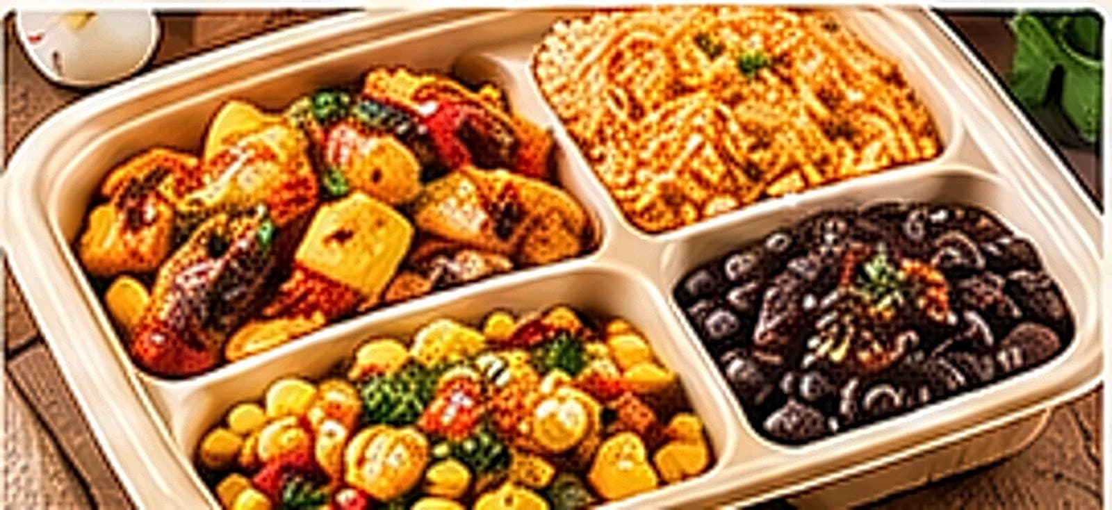 Chicken Al Pastor Box — Platter style